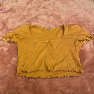 Size small squared neck crop top